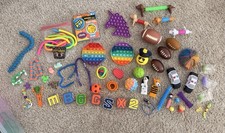 Lot Fidget Toys Pop Its, Spinners, Squeeze Balls Sensory  Stress Relief Toys