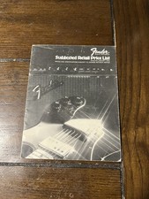 Vintage Fender 1973 Suggested Retail Price Li...