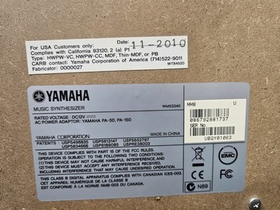 Yamaha WM53340 MM8 88-Key Music Synthesizer - LOCAL PICK UP ONLY