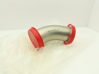 Pfeiffer 2KL-ISO-100-OF ISO-K 45 Radius Elbow Flanges W/Tangents 4'' Tube 304 SS