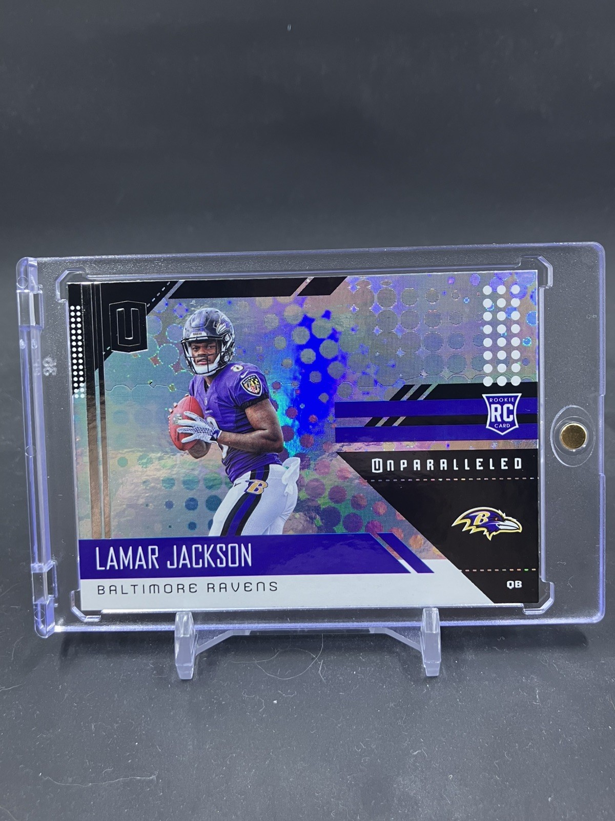 2018 Panini Unparalleled Lamar Jackson Rookie #209 RAVENS RC