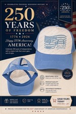 250 Years of Freedom 1776-2026 USA Patriotic ...