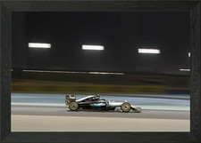Mercedes F1 Framed Wall Art Poster Canvas Print Picture