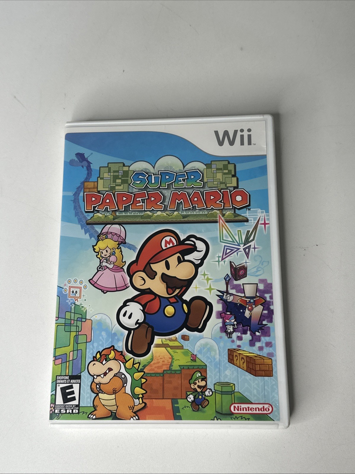 Super Paper Mario (Nintendo Wii, 2007) CIB Complete w/ Manual TESTED