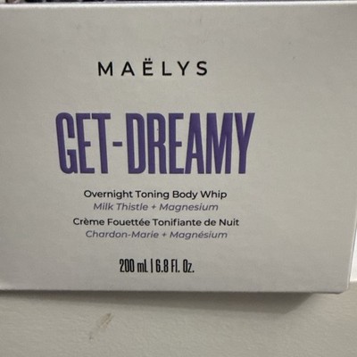 Maelys Get-Dreamy Overnight Toning Body Whip 6.8oz. Cellulite Cream Tighten Skin