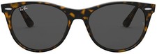 Ray-Ban RB2185 Wayfarer II Sunglasses - Havana On Transparent Light / Dark Grey