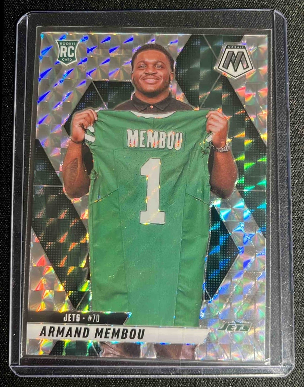 Armand Membou 2025 Panini Mosaic #358 Rookies Silver Prizm RC Jets