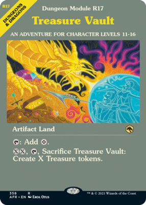 [1x] Treasure Vault - Dungeon Module Near Mint, English AFR Extras MTG Magic