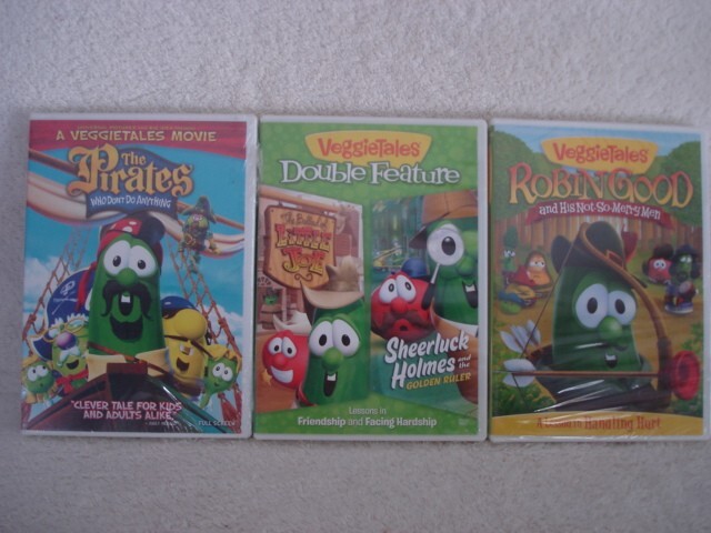 DVD's VeggieTales 3 DVD's (1)Double Feature (2) Brand New | eBay