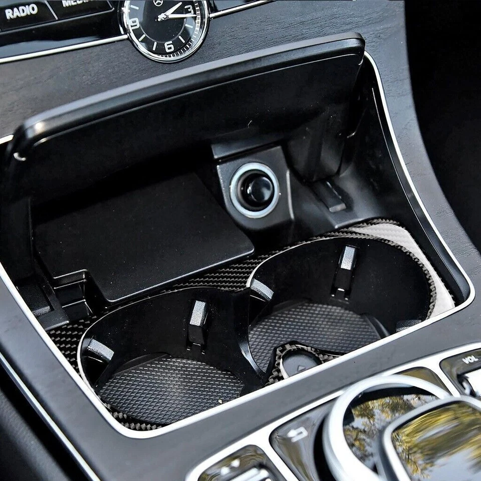 45Pcs Real Carbon Fiber Full Interior Trim Kits For Benz C Class W205 2015-2021 - Image 4 of 4