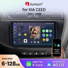 6G+128GB Android 13 Autoradio CarPlay DAB+GPS Navi für Für Kia Ceed 2012-2016 4G