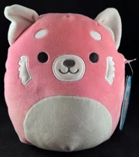 Squishmallow - Mischa the Red Panda - Pink - 7" - New with Tags