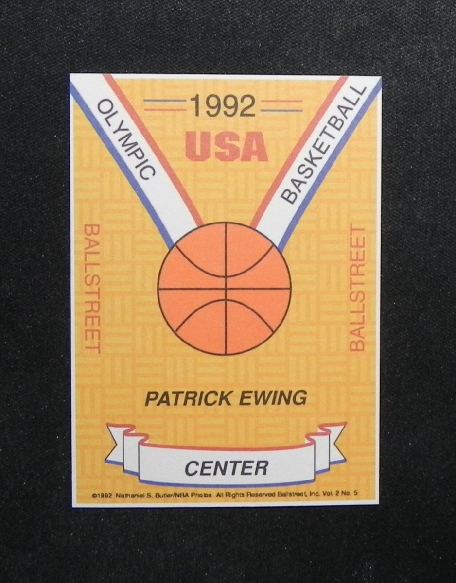 PATRICK EWING 1992 Ballstreet USA DREAM TEAM Gold Card _ Exact