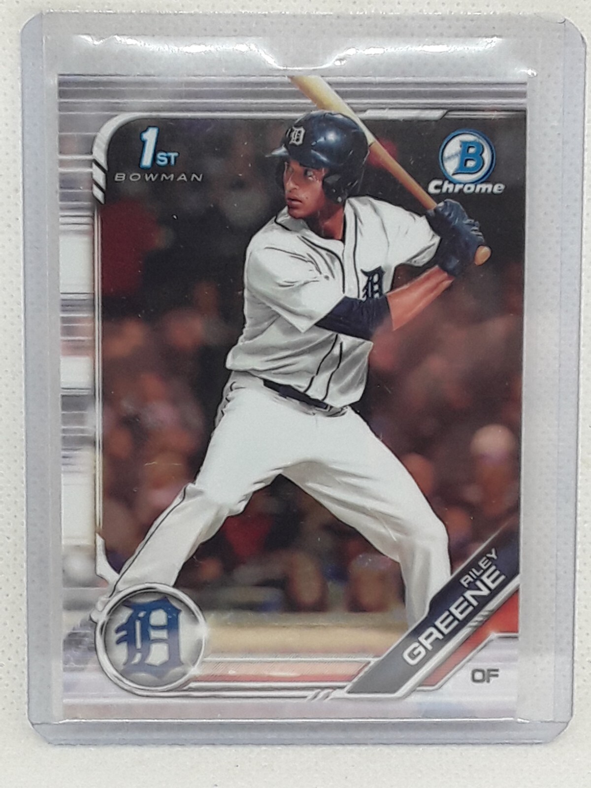 Riley Greene 2019 Bowman Draft Baseball Chrome 1st #BDC-50 - Detroit Tigers