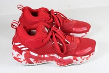 ADIDAS D.O.N ISSUE 3 BASKETBALL SHOES H67717, RED/WHITE, MEN'S SIZE 8.5