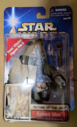 Star Wars EPHANT MON FANS AUSWAHL NUMMER 3 2002 FANTASTISCHE FIGUR YX8