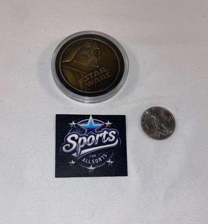 Limited Edition Star Wars Darth Vader Collectible Coin