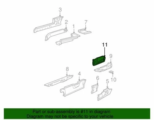 Panel lateral interior OEM NUEVO 92-14 Ford E150 Econoline Club Wagon F2UZ-15105A39-A Foto 2 de 2