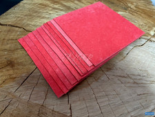 Red Fiber liner x10, Knife making Supplies-Knife-Razor-Tools Handle- Liners
