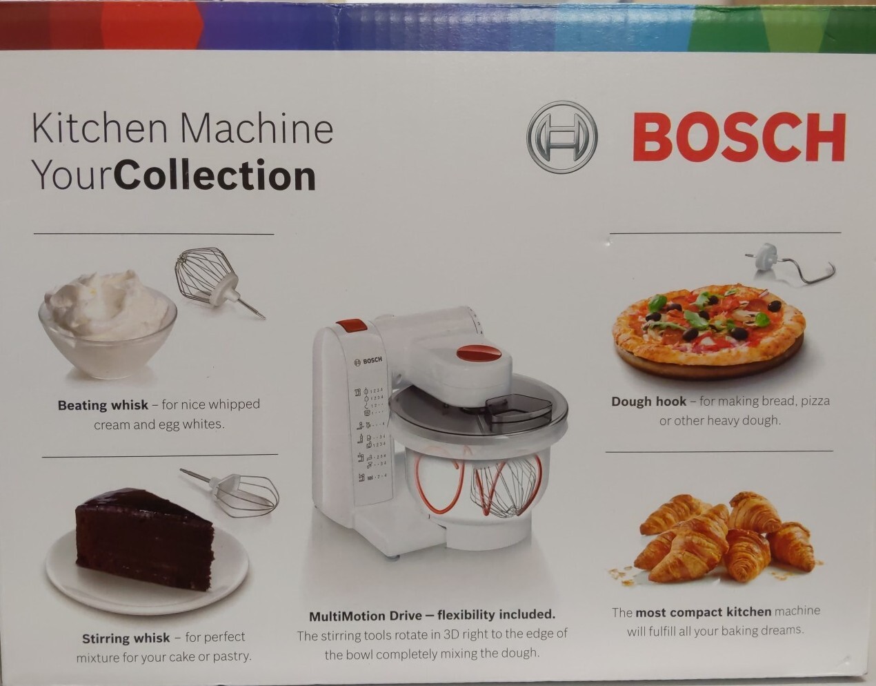 Bosch Küchenmaschine MUMP1000 MUM4 600W Küche Gerät Backen Kochen 3D