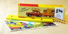 DINKY TOYS 882 PEUGEOT 404 PINDER & CARAVANE BOITE COPIE REPRO VIDE