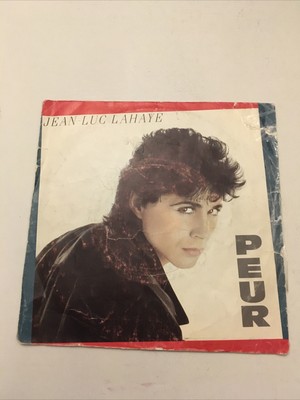 Vinyle, 45 tours :  JEAN LUC LAHAYE, Peur, J peux pas dormir