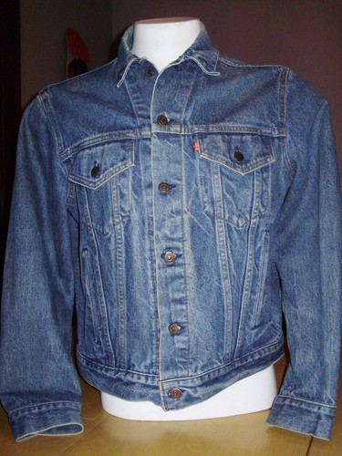 VINTAGE LEVIS 70505 0216 TRUCKER JEAN 