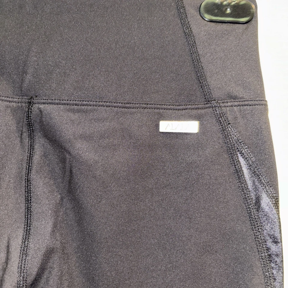 Alala Colorblock  Skinny Leggings Black/White Sz XS High Waist Yoga/Run - Image 3 of 4