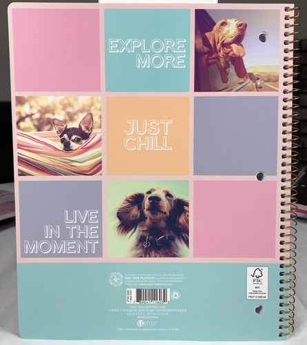U Style Collections Notebooks, wide ruled, 1 Subject, 80 Sheets, 2 Options - Imagen 5 de 5
