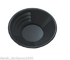 12" PANNING GOLD PAN - BLACK
