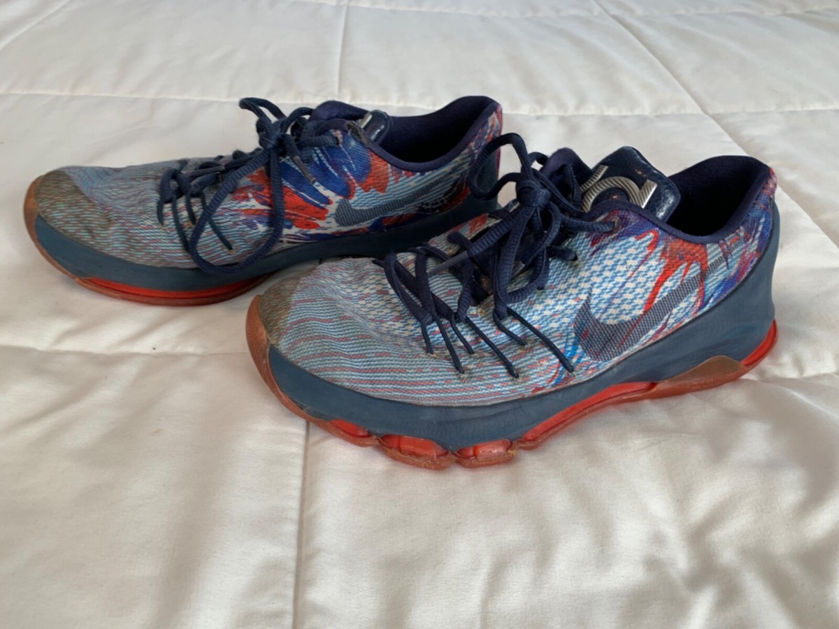 Nike KD 8 Independence Athletic Shoes 5.5 Y Youth 768867-446  display picture 3