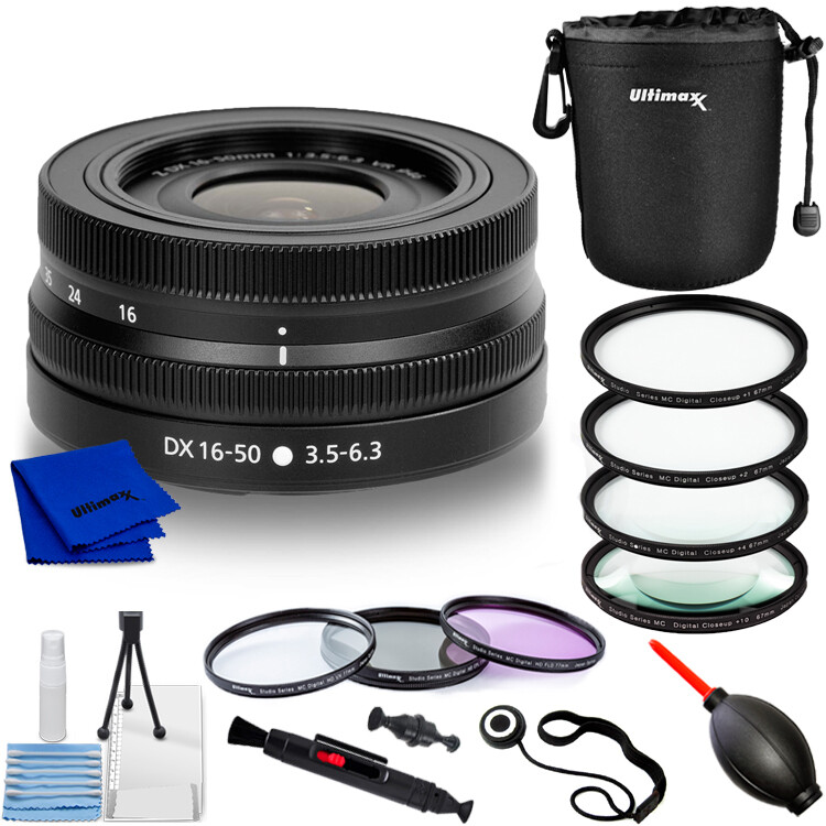 Nikon NIKKOR Z DX 16-50mm f/3.5-6.3 VR Lens 20084 - Filter