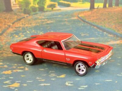 ミニカー 1969 CHEVROLTE CHEVELLE SS 1/18 BIGTIME Jada 31455 1969 Chevrolet Chevelle SS Candy Blue with Silver