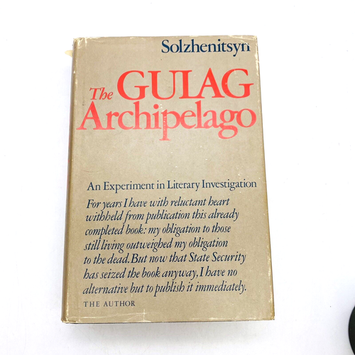The Gulag Archipelago Solzhenitsyn 1974 First Edition Hardcover Dust Jacket