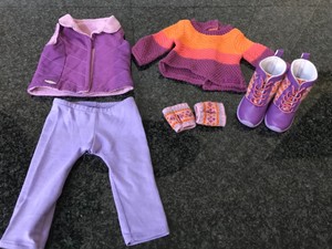american girl warm winter outfit