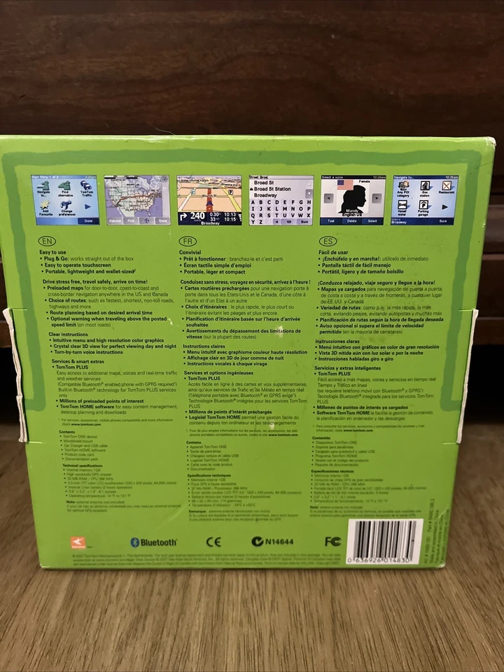 GPS Unit Portable Car Navigator TomTom One 3.5" N14644 NEW - Image 3 of 4