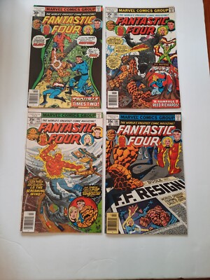   FANTASTIC FOUR #187  188  191 192 (Marvel, 1977-78) BRONZE Age Comic Lot  