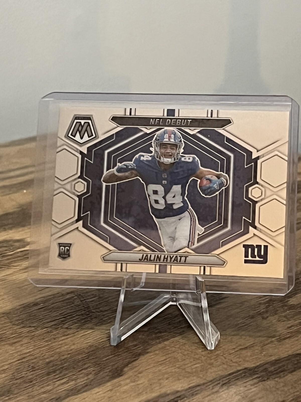 2023 Panini Mosaic -Jalin Hyatt NFL NFL Debut Mosaic Prizm #ND-17 NY Giants