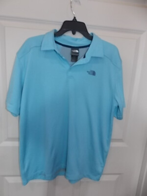 ◆THE NORTH FACE◆ MEN'S SUNDAY SHORT SLEEVE POLO LIGHT BLUE s-l400.jpg