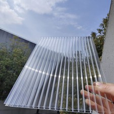 4/10mm Thick Polycarbonate Sheet Panels Clear Twinwall Greenhouse Roofing Sheets