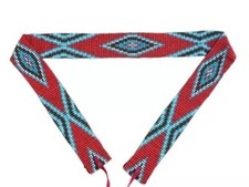 Beaded Hat Band Native American Style Handmade hatband