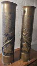 2 vases douilles d'obus