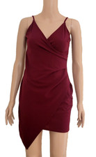 Unbranded Maroon Slip Dress Size S