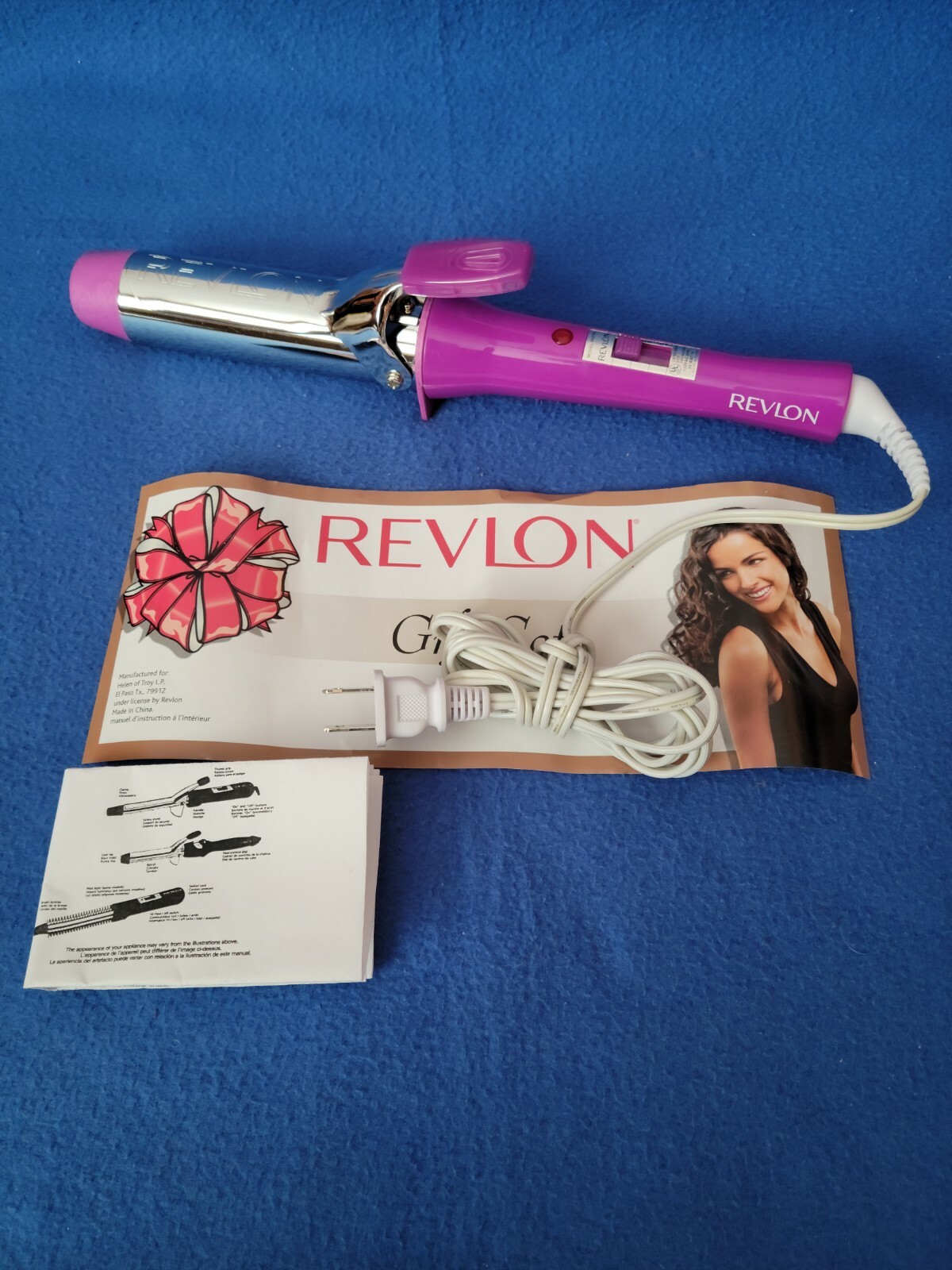 Revlon RV278C 1.5 Inch Pink Curling Iron for Smooth Big Waves-image