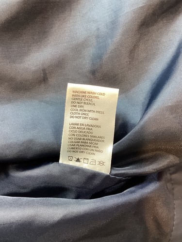 Original Weatherproof Vintage Polyurethane Shell Navy Blue Rain Jacket Men's Med - Picture 5 of 10