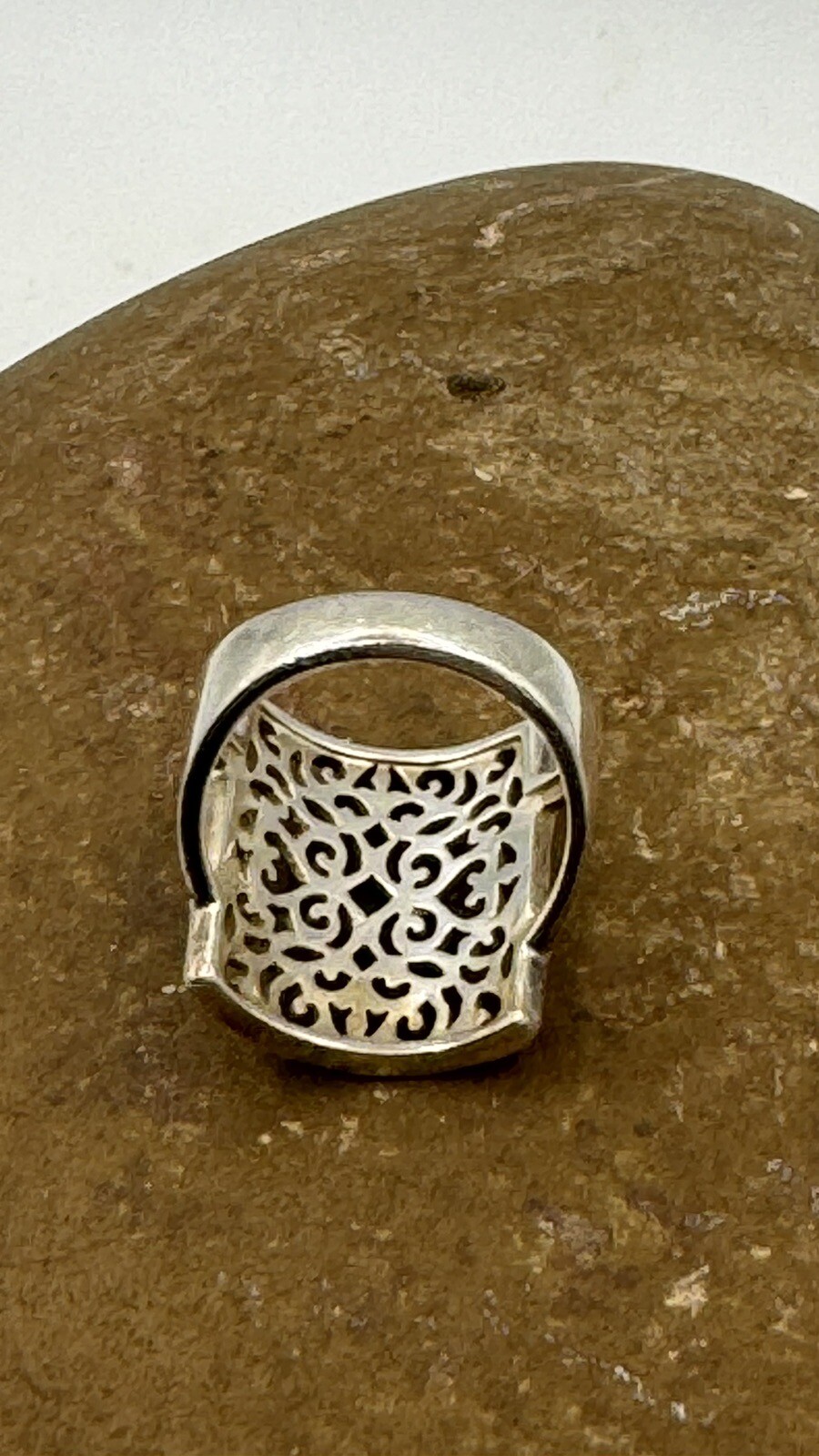 Southern Gates Rectangle Scroll Ring Sterling Sil… - image 8