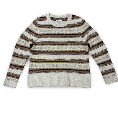 Croft & Barrow Cottagecore Grandpa Sweater Winter Knit Sweater Women s Size XL