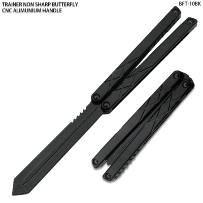 CNC Non-Sharp Professional Smooth Handle Trainer Tool Black Spear Blade