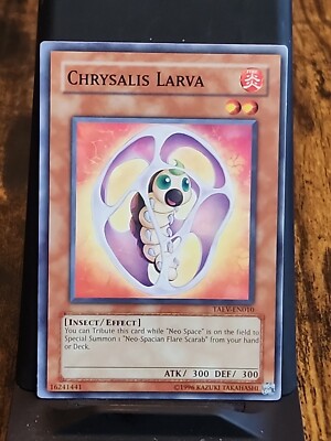 YuGiOh Tactical Evolution Common Chrysalis Larva Taev-en010
