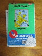 Kompass Landkarte Wanderkarte 1004 Insel Rügen